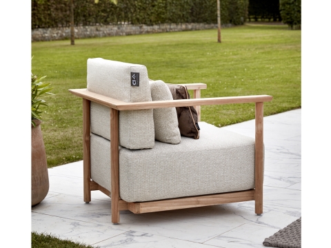 Apple Bee St. Lucia Loungegruppe 4 ca. 453x290cm Teak inkl. Polster