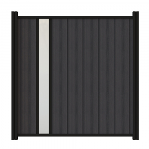 Flex Fence Variation 3 Grundelement Multi Fence Co Extrusion Greystone + Creativprovol Cremeweiß