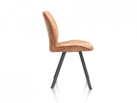 Habufa Semmi Stuhl Cognac, Microleder