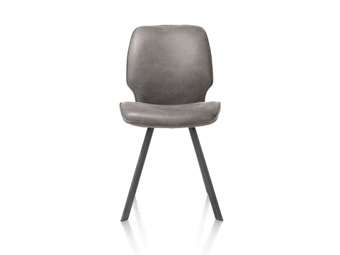 Habufa Semmi Stuhl Off black, Microleder