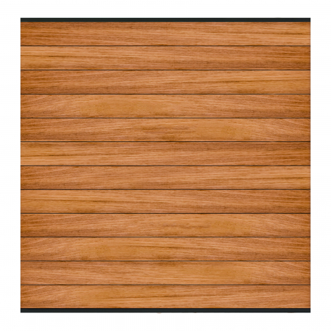 Elephant Steckzaun Set Mix and Match 180x174cm Jatoba Leisten Anthrazit