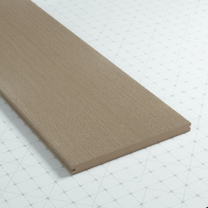 Komex WPC Terrassendiele Basic XL Sand geprägt geriffelt 18x260 mm