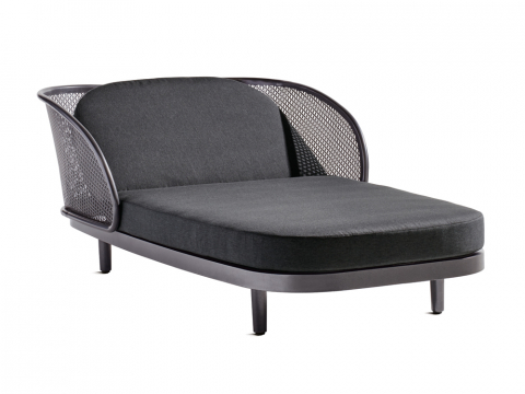 Sieger Samoa Daybed, wei-hellgrau