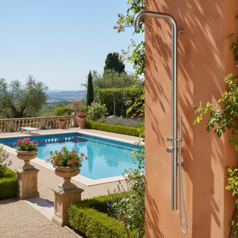 Ideal Gartendusche Sylt Wandmontage