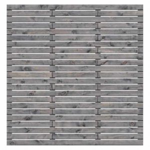 Sichtschutzzaun Valentina Kiefer KDi Grau 180x180 cm 51226
