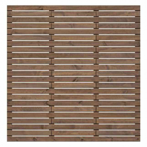 Sichtschutzzaun Valentina Kiefer KDi Braun 180x180cm 51223
