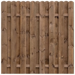 Bohlenzaun Boleo kdi braun 180x180cm 51330