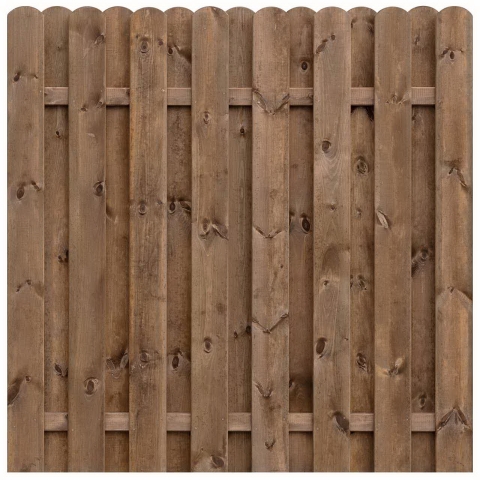 Bohlenzaun Boleo kdi braun 180x180cm 51330