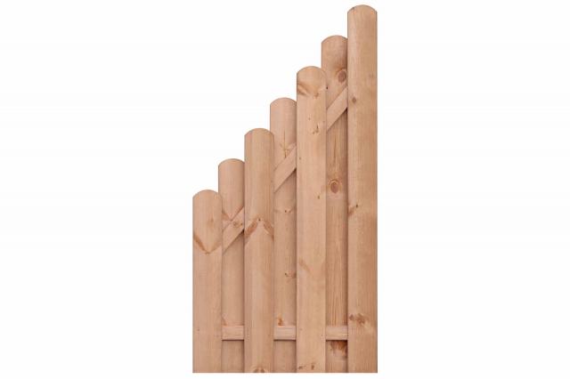 Bohlenzaun Kiefer Lrchenoptik 90x180-90cm 51342