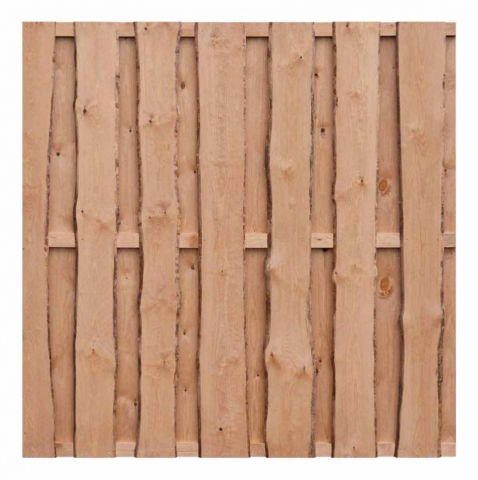 Bohlenzaun Natura Kiefer Lärchenoptik 180x180cm 51188