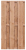Bohlenzaun Natura Kiefer Lärchenoptik 90x180cm 51190