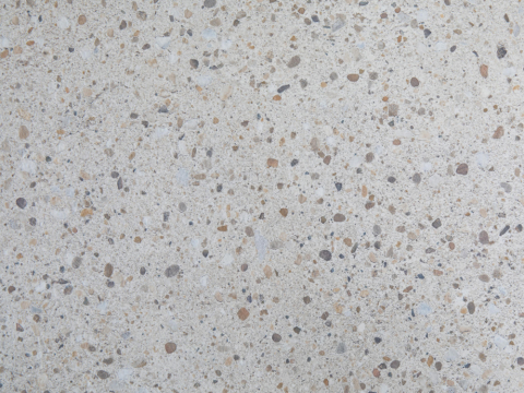 Brafab Nox Tischplatte 79x90cm, HPL Terrazzo beige