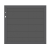 System Alu Plus Vorgartentor Sonderfarbe 2854 98x90 cm Universalanschlag Rahmen Anthrazit