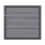 System WPC Platinum XL Vorgartentor Sonderfarbe 2854 98x90 cm Universalanschlag Rahmen Anthrazit