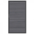 System WPC Platinum Grau Zauntor 2966 Universalanschlag 98x180 cm Rahmen Anthrazit