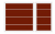 System Board XL Doppeltor rot 2838 - H:180cm, Weirahmen, Sonderbreite