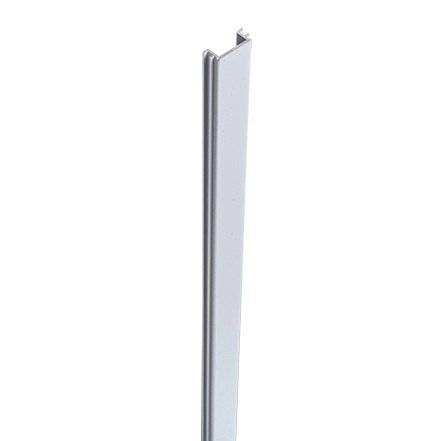 GrojaLumino Pfostenabdeckleiste für 9x9x300cm - silbergrau