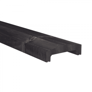 Osmo Schallschutz Forsdal Abschlussprofil für 28mm und 45 mm Bohlen Kiefer Kesseldruckimprägniert Grau 200 cm