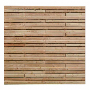 Bretterzaun Rhombo-Sectio gerade Lärche 180x180cm