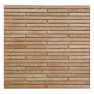 Bretterzaun Rhombo-Sectio gerade Lärche 180x180cm