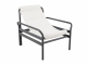 Brafab Sling Loungesessel Anthrazit - Vanilla white