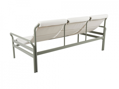 Brafab Sling 3-Sitzer Sofa Nordic green - Vanilla white 196x91x82cm
