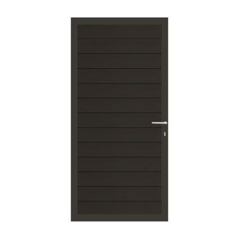 Elephant Mix and Match Zauntor anthrazit 90x189cm, Bausatz F�llung Aluminium Anthrazit