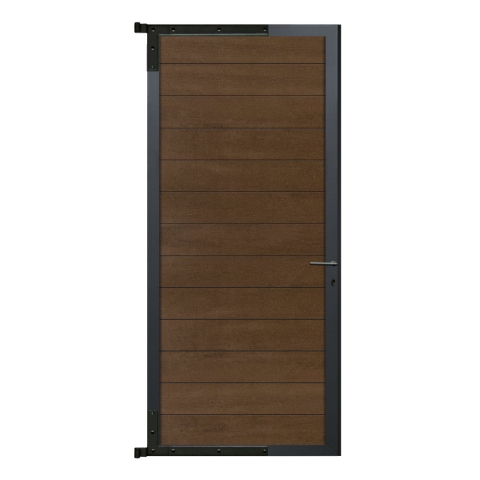 Elephant Mix and Match Zauntor anthrazit 90x189cm, Bausatz F�llung WPC Bi-Color Douala