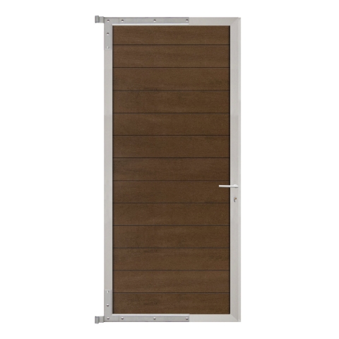 Elephant Mix and Match Zauntor Alu 90x189cm, Bausatz F�llung WPC Bi-Color Douala