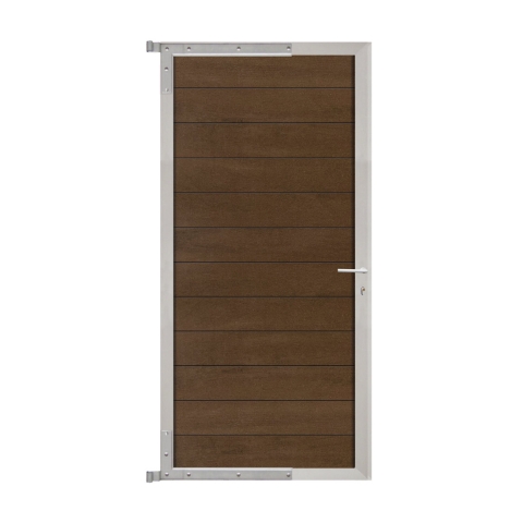 Elephant Mix and Match Zauntor Alu 90x175cm, Bausatz F�llung WPC Bi-Color Douala