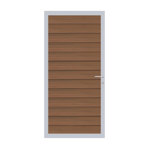 Elephant Mix and Match Zauntor Alu 90x189cm, Bausatz F�llung WPC-ipe co-extrudiert