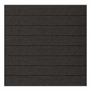 Elephant Steckzaun Modular 180 WPC Anthrazit co-extrudiert, Leisten Anthrazit 180x174cm
