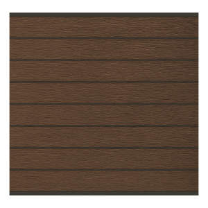Elephant Steckzaun Modular 180 WPC Driftwood Dark 180x174cm co-extrudiert