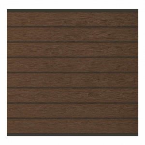 Elephant Steckzaun Modular 180 WPC Driftwood Dark 180x174cm co-extrudiert