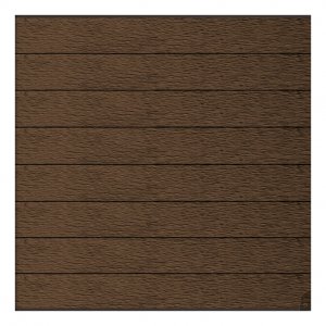Elephant Steckzaun Modular 180 WPC Driftwood Dark 180x174cm co-extrudiert