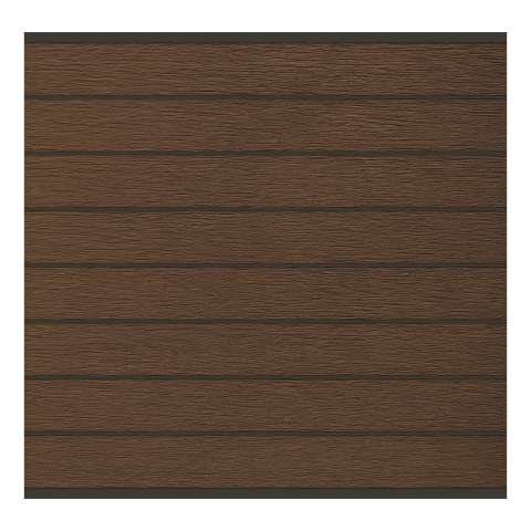 Dekker Elephant Elephant Steckzaun Modular 180 WPC Driftwood Dark 180x174cm co-extrudiert 8712981762144