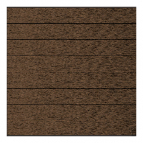 Elephant Steckzaun Modular 180 WPC Driftwood Dark 180x174cm co-extrudiert
