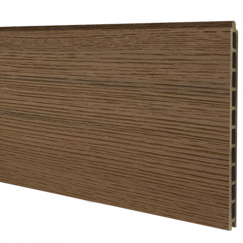 Elephant Steckzaun Mix and Match WPC Driftwood Dark co-extrudiert breit 2x28x180cm 2er Set