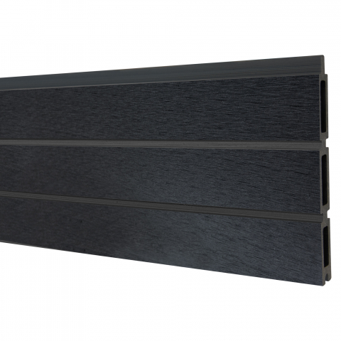 Elephant Steckzaun Triple Rhombus WPC Anthrazit, 6er Set