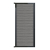 Elephant Mix and Match Zauntor anthrazit 90x189cm, Bausatz Füllung WPC Duo-Dark Grey Co-Extrudiert