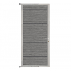 Elephant Mix and Match Zauntor Alu 90x189cm, Bausatz Füllung WPC Duo-Dark Grey co-extrudiert
