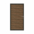Elephant Mix and Match Zauntor anthrazit 90x180cm, Bausatz Füllung WPC Driftwood Dark co-extrudiert