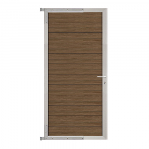 Elephant Mix and Match Zauntor Alu 90x175cm, Bausatz Füllung WPC Driftwood Dark co-extrudiert