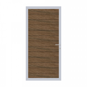Elephant Mix and Match Zauntor Alu 90x195cm, Bausatz Füllung  WPC Driftwood Dark co-extrudiert