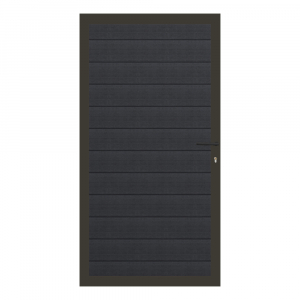 Elephant Mix and Match Zauntor anthrazit 90x175cm, Bausatz F&uuml;llung WPC Anthrazit co-extrudiert