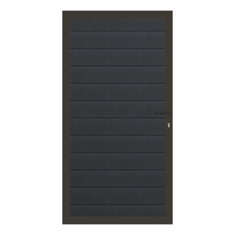 Elephant Mix and Match Zauntor anthrazit 90x175cm, Bausatz F�llung WPC Anthrazit co-extrudiert