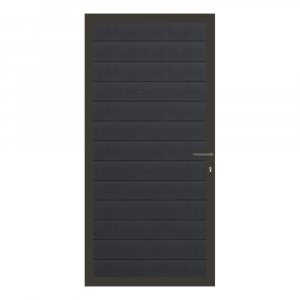 Elephant Mix and Match Zauntor anthrazit 90x189cm, Bausatz F&uuml;llung WPC Anthrazit co-extrudiert