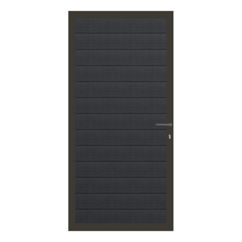 Elephant Mix and Match Zauntor anthrazit 90x189cm, Bausatz F�llung WPC Anthrazit co-extrudiert