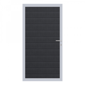 Elephant Mix and Match Zauntor Alu 90x175cm, Bausatz F&uuml;llung WPC Anthrazit co-extrudiert