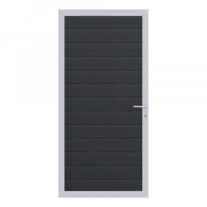 Elephant Mix and Match Zauntor Alu 90x189cm, Bausatz F&uuml;llung WPC Anthrazit co-extrudiert